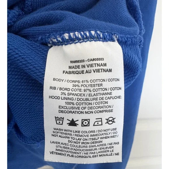 Nike Standard Issue Splatter FleeceHoodie Mens Size L Game Royal Blue DM8007